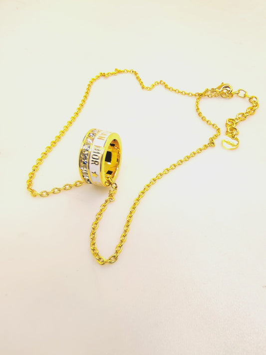 DEM283  New Arrive Fashion  with Diamond Pearl  Necklce for Woman Jewelry To Choose gift