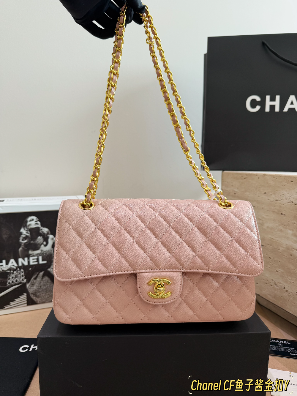 CEM476 New arrive fashion black white pink khaki  red grey green bag for woman hands bag beautiful gift to choose gift 26cm