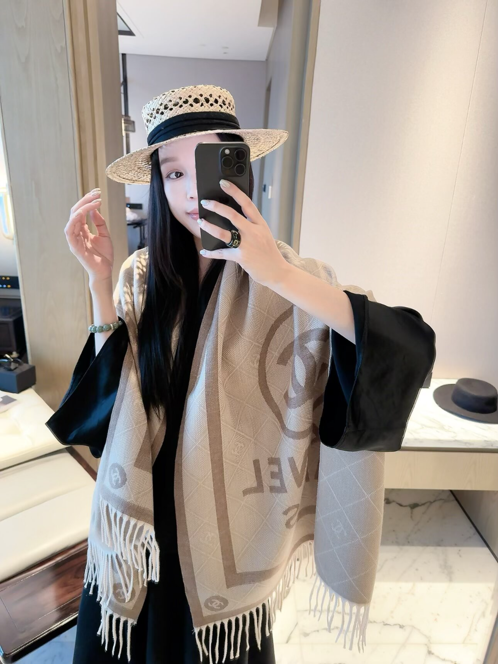 CEM389 new arrive  Hot sale  brown cream color fashion beautiful  scarf  for woman gift  to choose