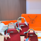 HEM138 New arrive fashion red peach red pink brown white dark green color bag for woman beautiful gift to choose 3 size