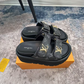 LEM500 New arrive fashion black brown shose for woman beautiful Slippers gift to choose
