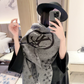 LEM603 new arrive  Hot sale grey pink color fashion beautiful  scarf  for woman gift  to choose