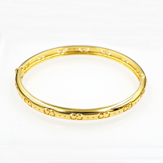 GEM204 Stainless Steel Fashion Gold Plating Bracelets&Bangles for Women Gold Color Charming Cuff Bracelet Jewellery Gift