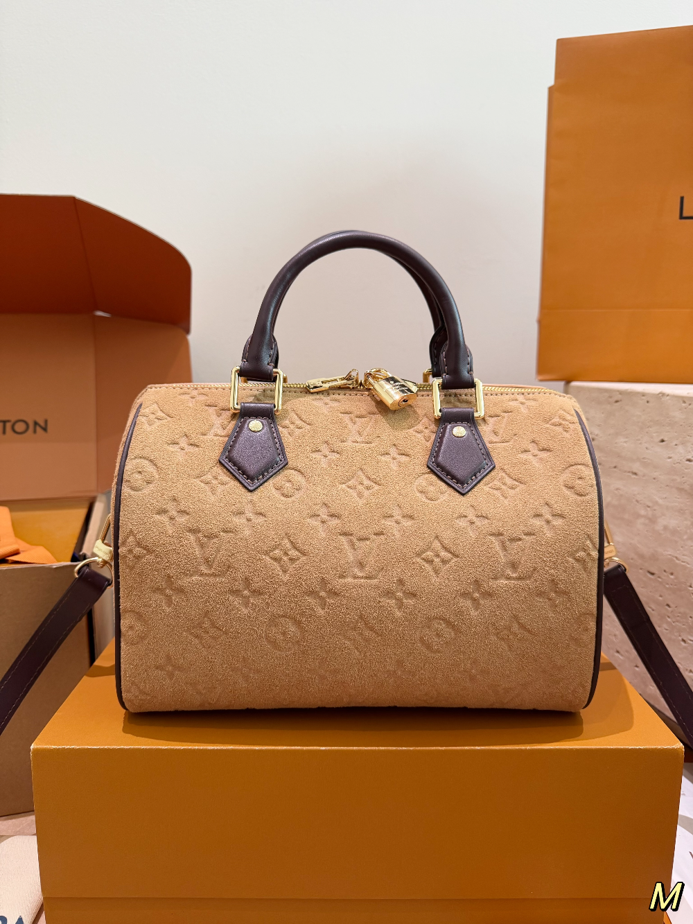 LEM596 New arrive fashion light brown color bag for woman beautiful gift to choose size 25cm