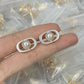 DEM270  New Arrive Fashion  Hot Sale  with Pearl Heart Earring  for Woman Jewelry To Choose Gift