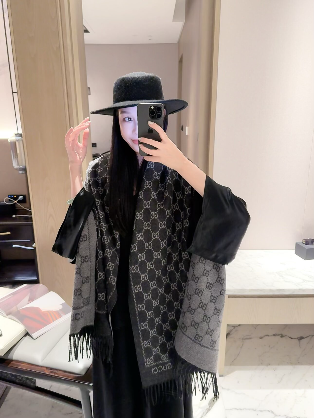 GEM267 new arrive  Hot sale khaki dark gray color fashion beautiful  scarf  for woman gift  to choose 60x180cm