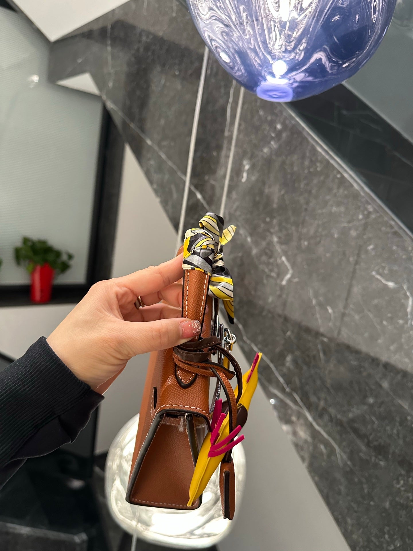 HEM95  designer Shoulder Bags New Handheld Solid Color High Quality Womens Bag Genuine Leather Crossbody Stewardess 20CM