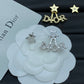DEM254 New Arrive Fashion  with Diamond Pearl Stars Earring  for Woman Jewelry To Choose