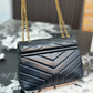 YLEM10 New arrive fashion pink khaki black  brown coffee  color bag for woman beautiful gift to choose 22*7*17cm