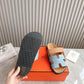HEM101 Designer women Slippers sandals shoes for women mix color shoes high quality size 35 to 42