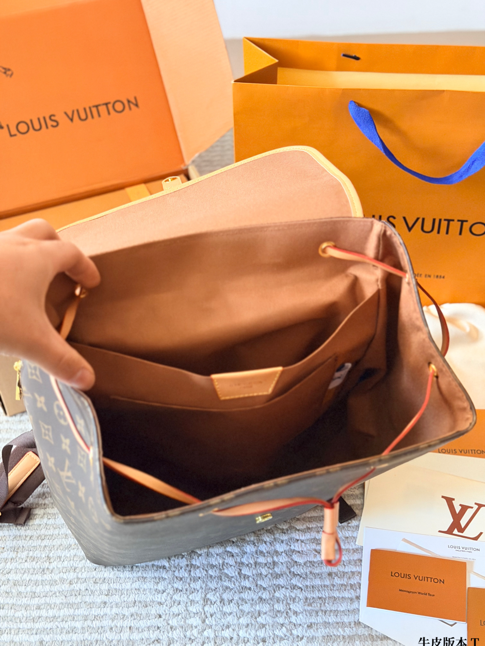 LEM612 New arrive fashion brown color bag for woman beautiful gift to choose 30*38cm