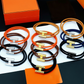 HEM115 New trendy open-style bracelet - metal letter wristband - women's couple accessory