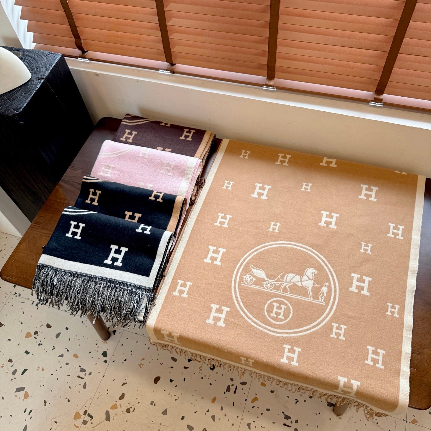 HEM69 winter scarf Shawl designer scarf women plaid cashmere long tassels soft sjaal brown scarves for women scarf man winter warm breathable simple style 65*180CM