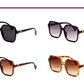 GEM219 Designer sunglasses luxury Spicy girl style sunglasses for women Sexy trend men gift glasses Beach shading UV protection polarized glasses with box