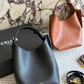 CLEM39 New arrive fashion black white brown blue bag for woman hands bag beautiful gift to choose gift 19×11.5×18cm