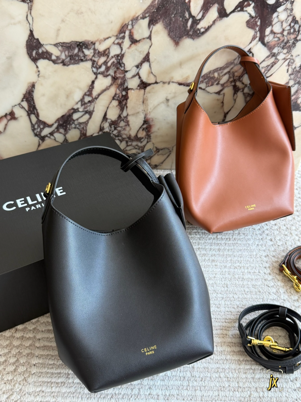 CLEM39 New arrive fashion black white brown blue bag for woman hands bag beautiful gift to choose gift 19×11.5×18cm