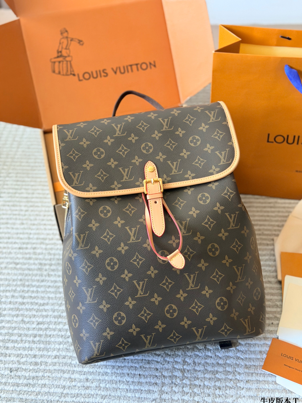 LEM612 New arrive fashion brown color bag for woman beautiful gift to choose 30*38cm