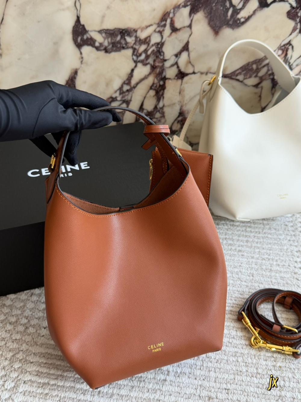 CLEM39 New arrive fashion black white brown blue bag for woman hands bag beautiful gift to choose gift 19×11.5×18cm