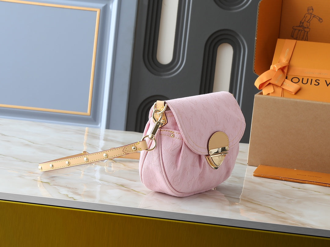 LEM250 Designer bag Classic pink Wallet Shoulder bag Date Code Handbag Purse 27.0 x 18.0 x 3.0cm