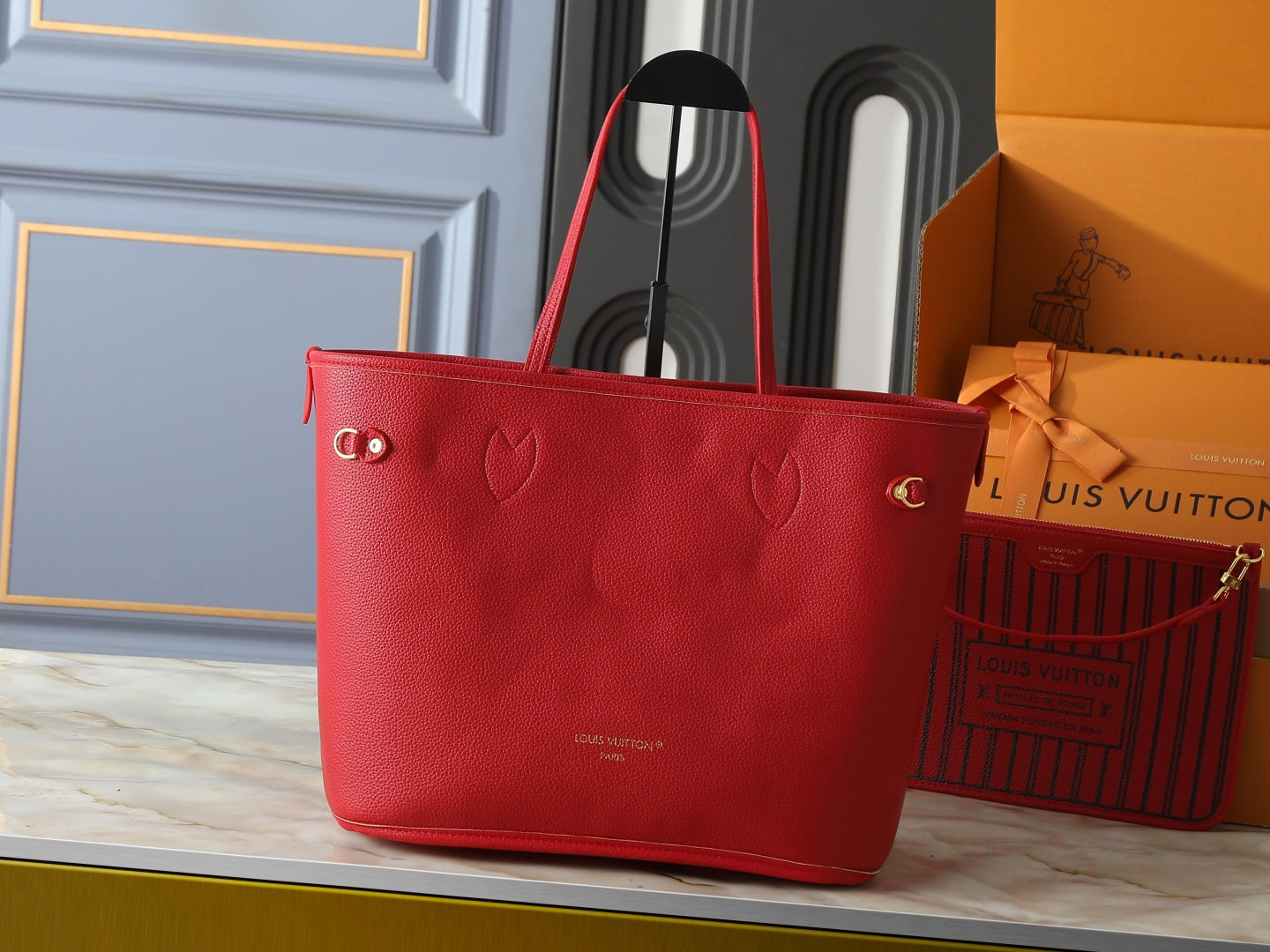 LEM495 New arrive fashion red bag for woman hands bag beautiful gift to choose gift 2 size