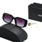 PEM04 Designers Men Classic Brand Retro women Sunglasses  Eyewear Metal Frame Sun Glasses Woman glass lenses aviator sunglasses With box