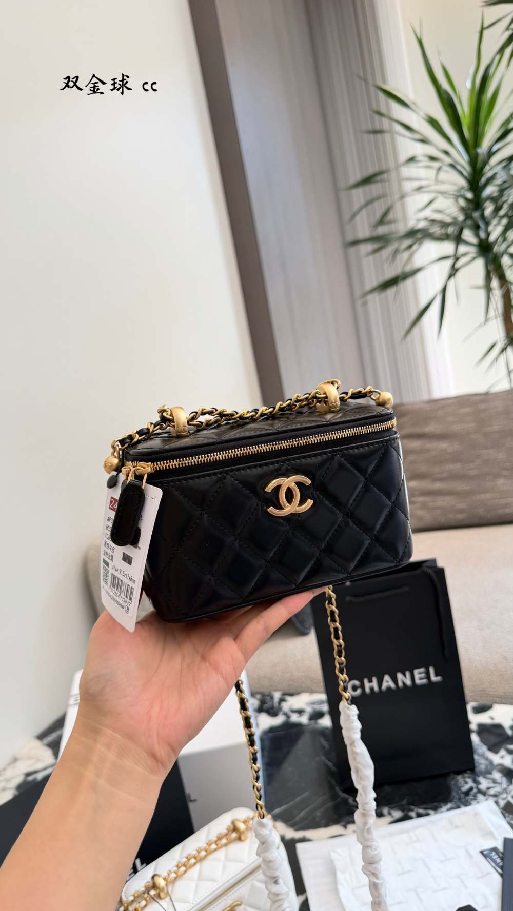 CEM386 New arrive fashion black white color bag for woman beautiful gift to choose