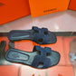 HEM107 New arrive fashion blue and black color H shose for woman beautiful Slippers gift to choose
