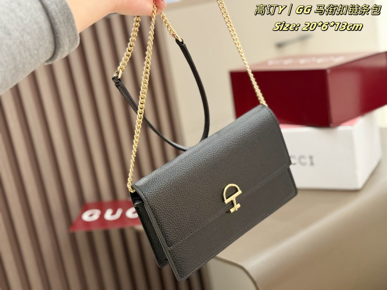 GEM158 New arrive fashion black Red White Green bag for woman hands bag beautiful gift to choose gift 20*6*13cm
