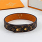 LEM306  New arrive Fashion  Pattern belt titanium steel bracelet couple accessories for woman
