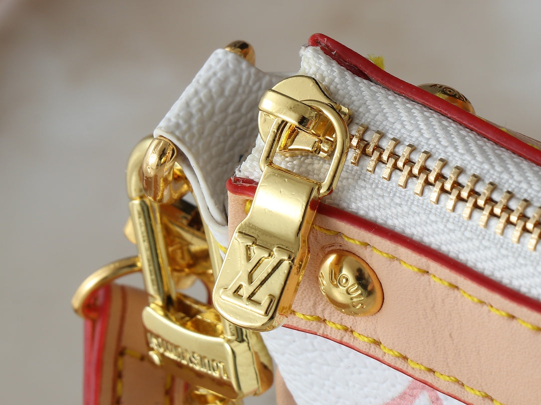 LEM248 Designer Bag Shoulder Bag Crossbody Bag Luxury Bag Purse Designer 2025 Texture Handbag Armpit New Mahjong Bag Temperament Fashion Clash Color Fashion Bag 22.0 x 13.0 x 4.0cm