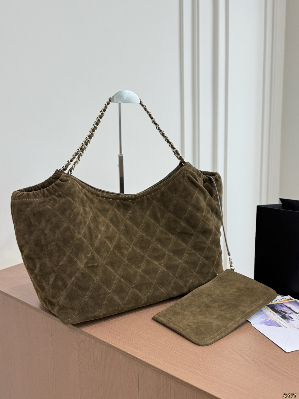 CEM354 New arrive fashion brown olive green black coffee color bag for woman beautiful gift to choose 42*27cm