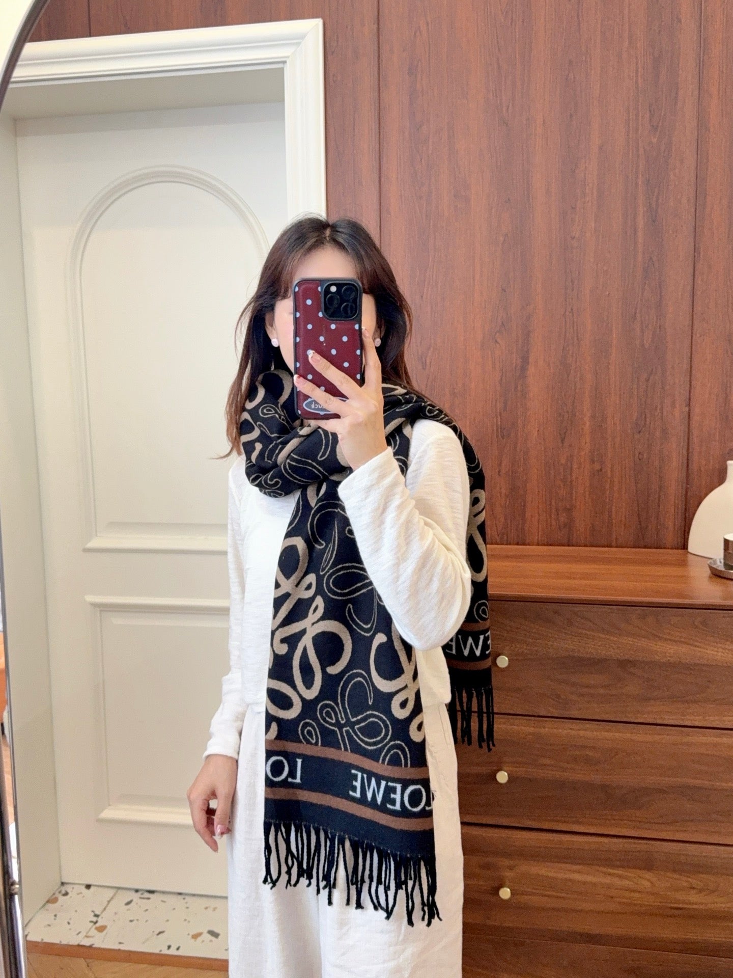 WEM02 luxury Designer Cashmere Scarf Winter Women Long Scarf Quality Headband Fashion Men brand Scarves Classic Printed Check Big Plaid Shawls Soft comfortable gift 65*180CM