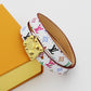 LEM311 Classic bracelet Brand Designer leather flowers Love bracelet bangles Promise Jewelry