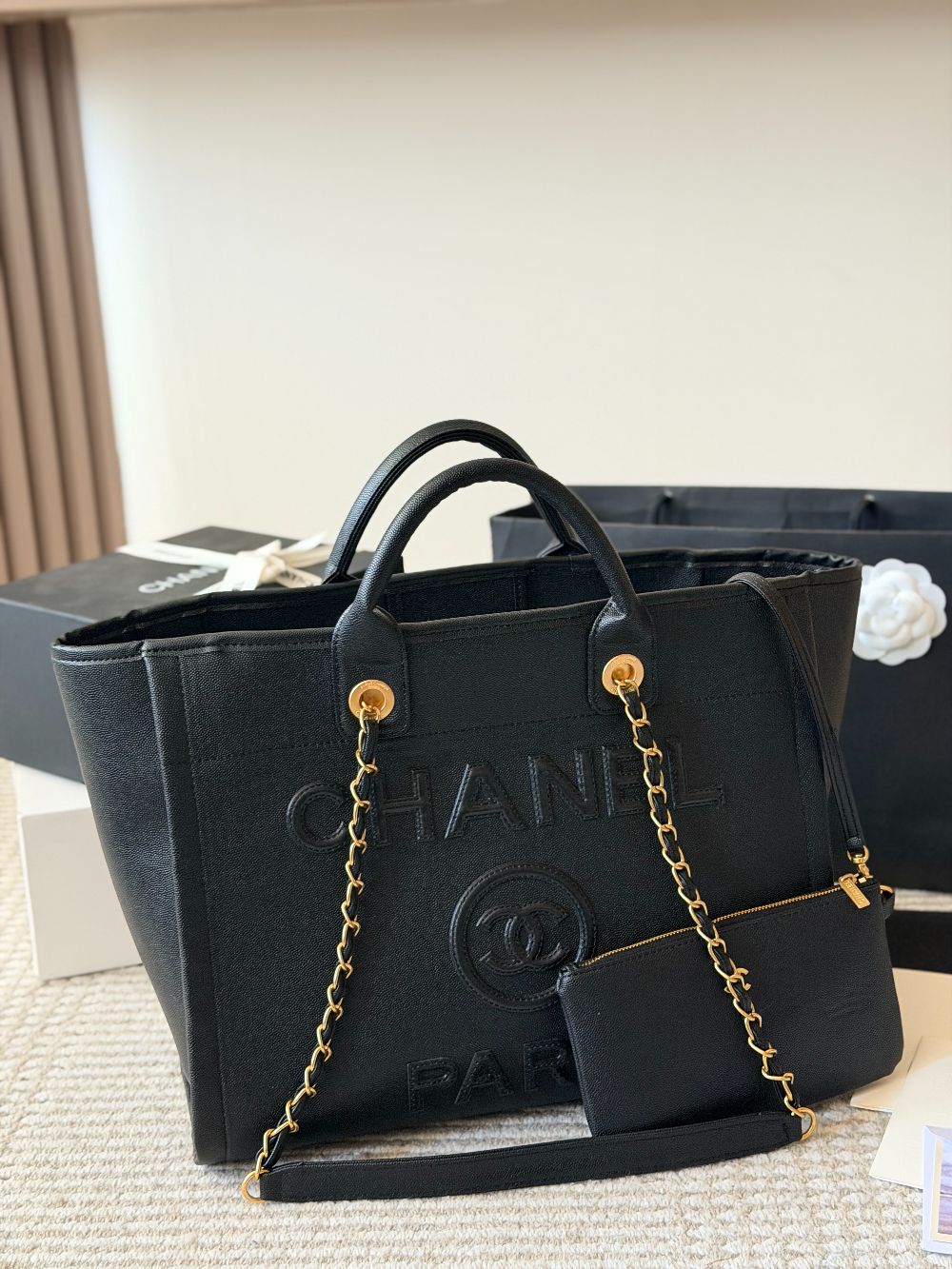 CEM472 New arrive fashion black color bag for woman beautiful gift to choose  39*31cm
