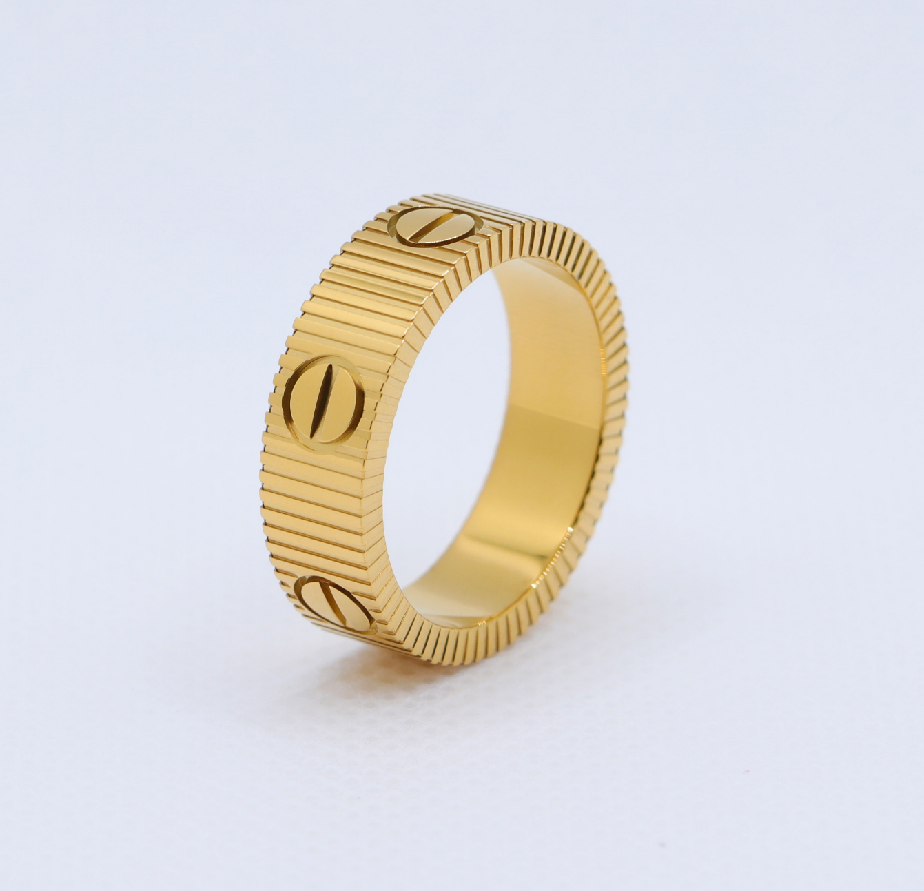 CREM219  Hot sale Fashion Titanium Stainless Steel Rings for Women Men jewelry Couples Cubic Zirconia Wedding Rings Bague Femme