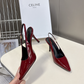 CLEM36  classic fashion High-heeled shoes for woman lover shose color  beautiful gift to choose 8cm