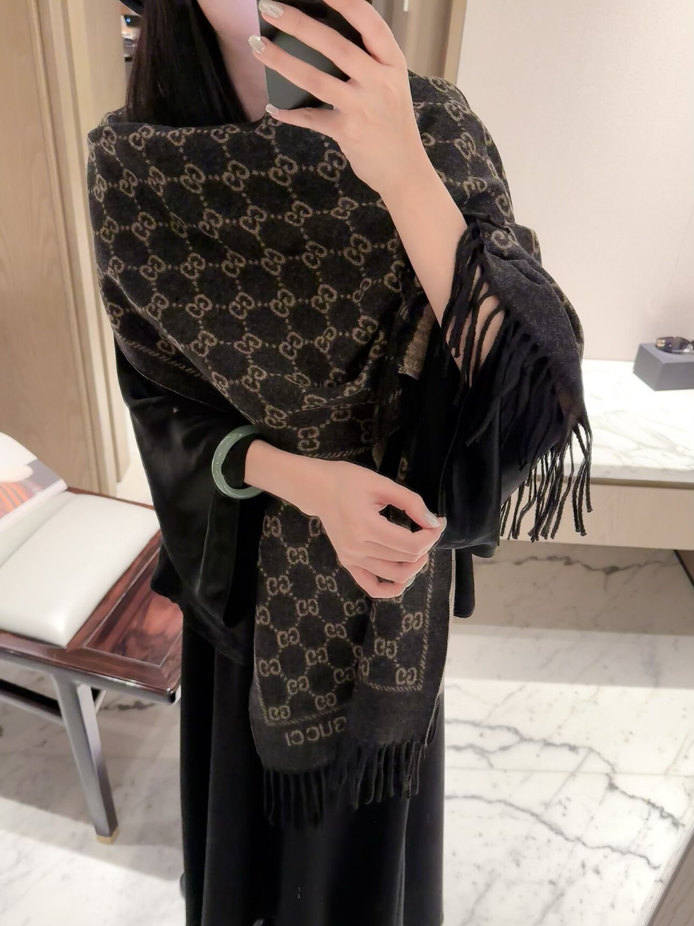 GEM268 new arrive  Hot sale dark gray color fashion beautiful  scarf  for woman gift  to choose 60x180cm