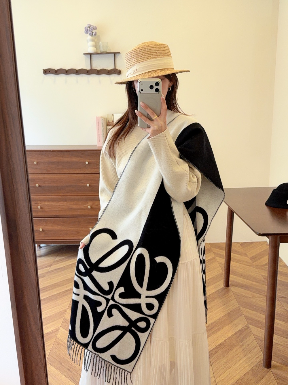 LOEM03 new arrive  Hot sale pink black color fashion beautiful  scarf  for woman gift  to choose size 180*45cm