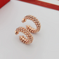 CREM232 New Classic Ring Brand Designer Titanium Steel Ring Gold Ring Women Mens Ring Love Promise Jewelry