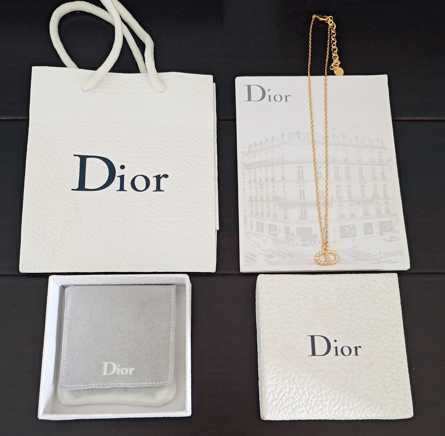 DEM285  New Arrive Fashion  with Diamond Stars Pearl  Necklce for Woman Brass Material Jewelry To Choose Gift