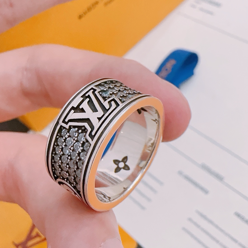 LEM570 New Classic Ring Brand Designer Titanium Steel Ring Gold Ring Women Mens Ring Love Promise Jewelry