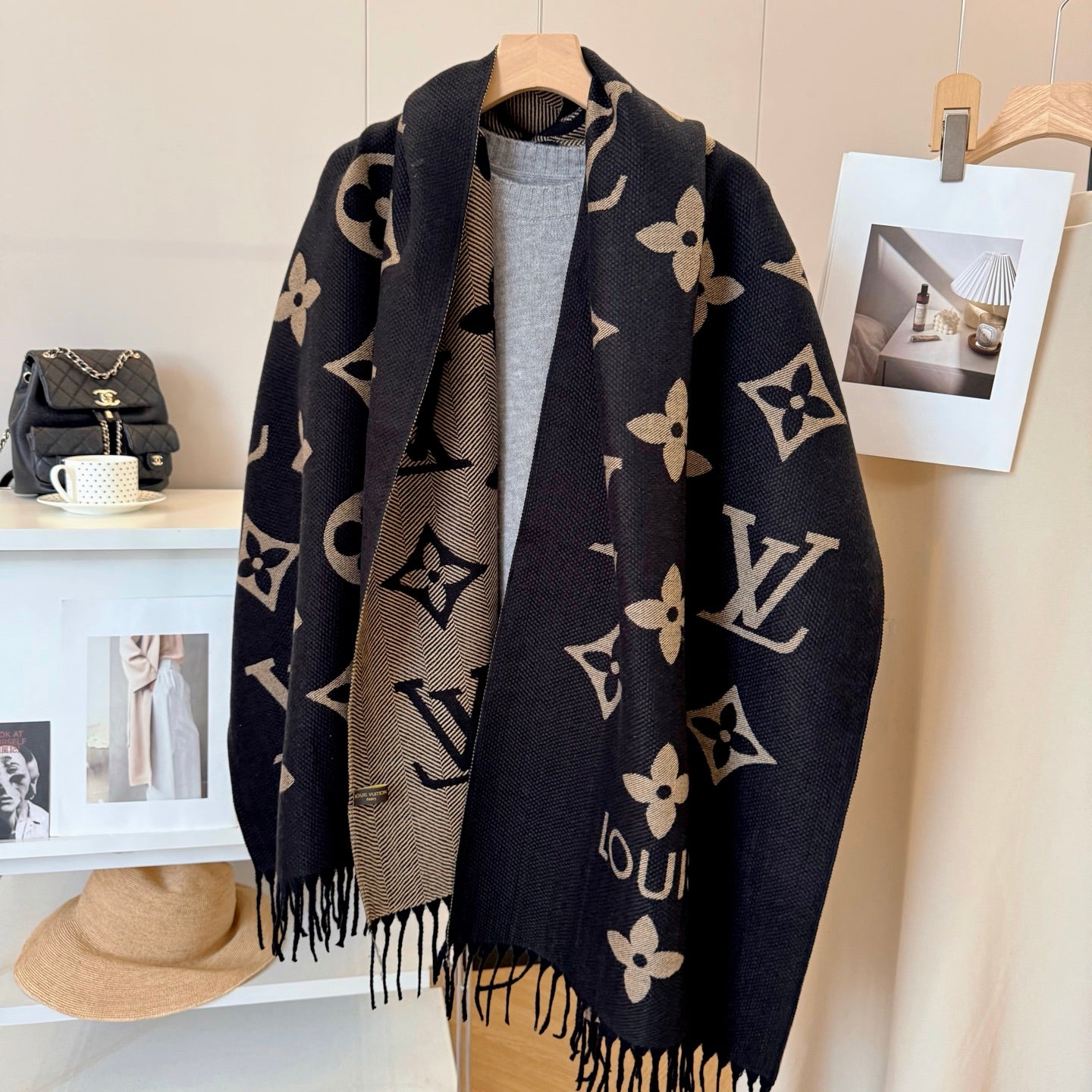 LEM284 Cashmere knitted scarf Women Man Designer Scarf fashion brand Cashmere Scarves For Winter Womens and mens Long Wraps Size 65*180cm gift