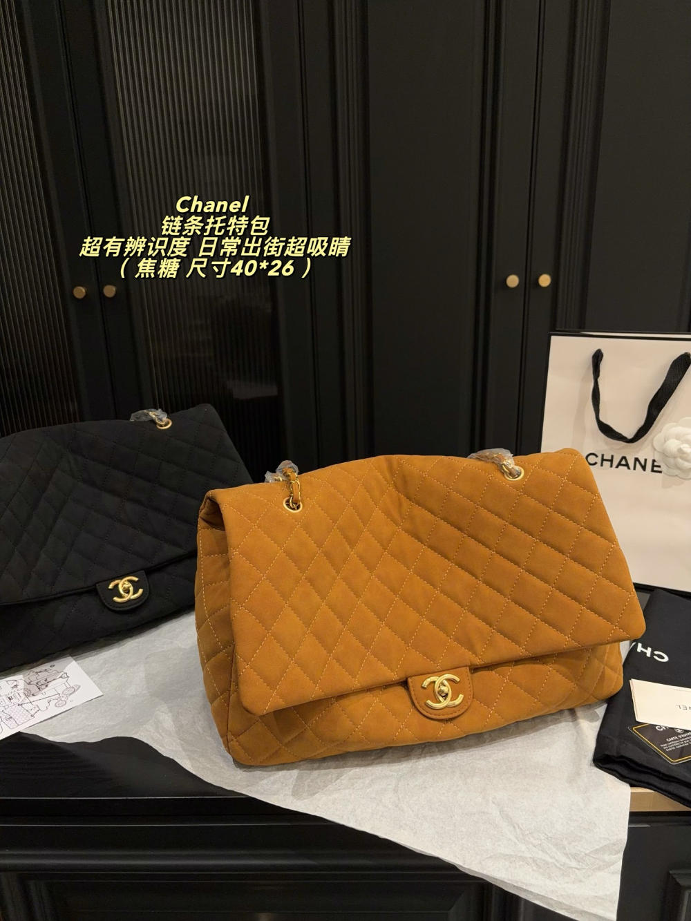 CEM342 New arrive fashion black brown khaki coffee grey color bag for woman beautiful gift to choose gift size to choose 40*26cm