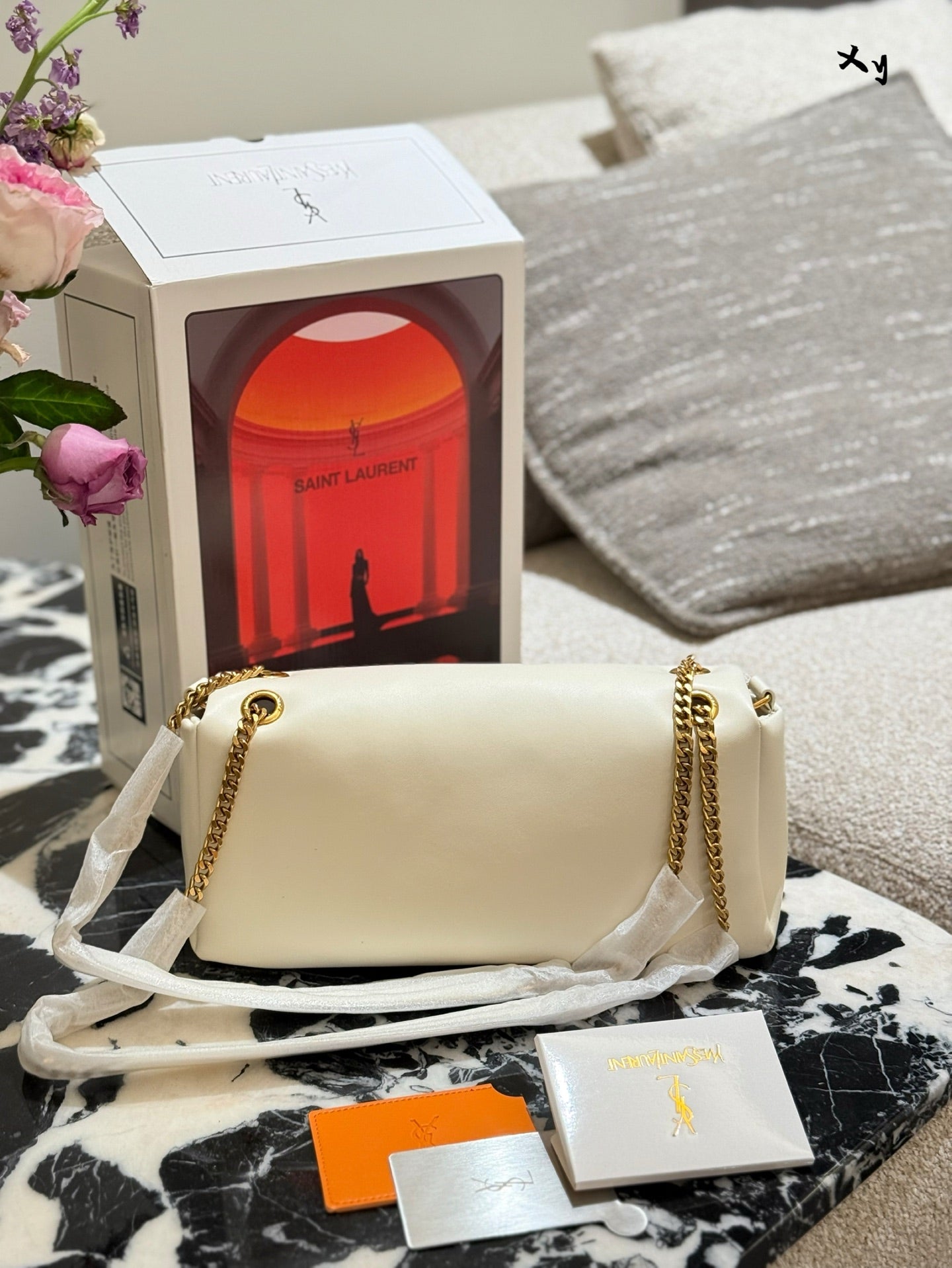 SEM04 New Designer handBag Shoulder Bag for women black white and red color 28cm