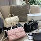 CEM479 New arrive fashion pink black white bag for woman hands bag beautiful gift to choose gift 13×20×9cm