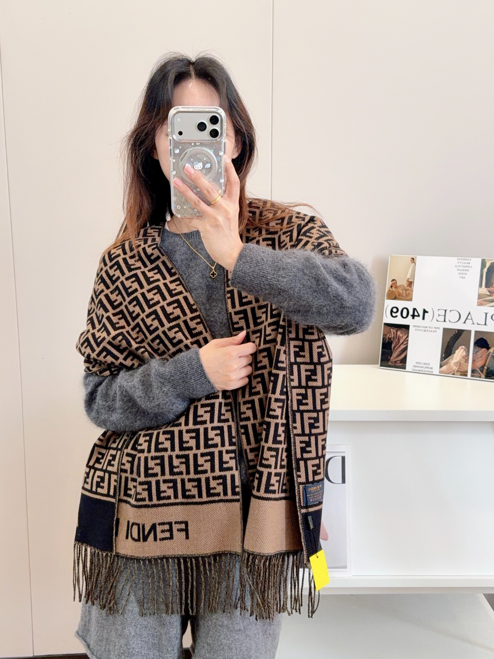 FEM33 new arrive  Hot sale brown color fashion beautiful  scarf  for woman gift  to choose 35x185cm