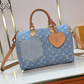 LEM618 New arrive fashion blue pink bag for woman hands bag beautiful gift to choose gift 30*21*17cm