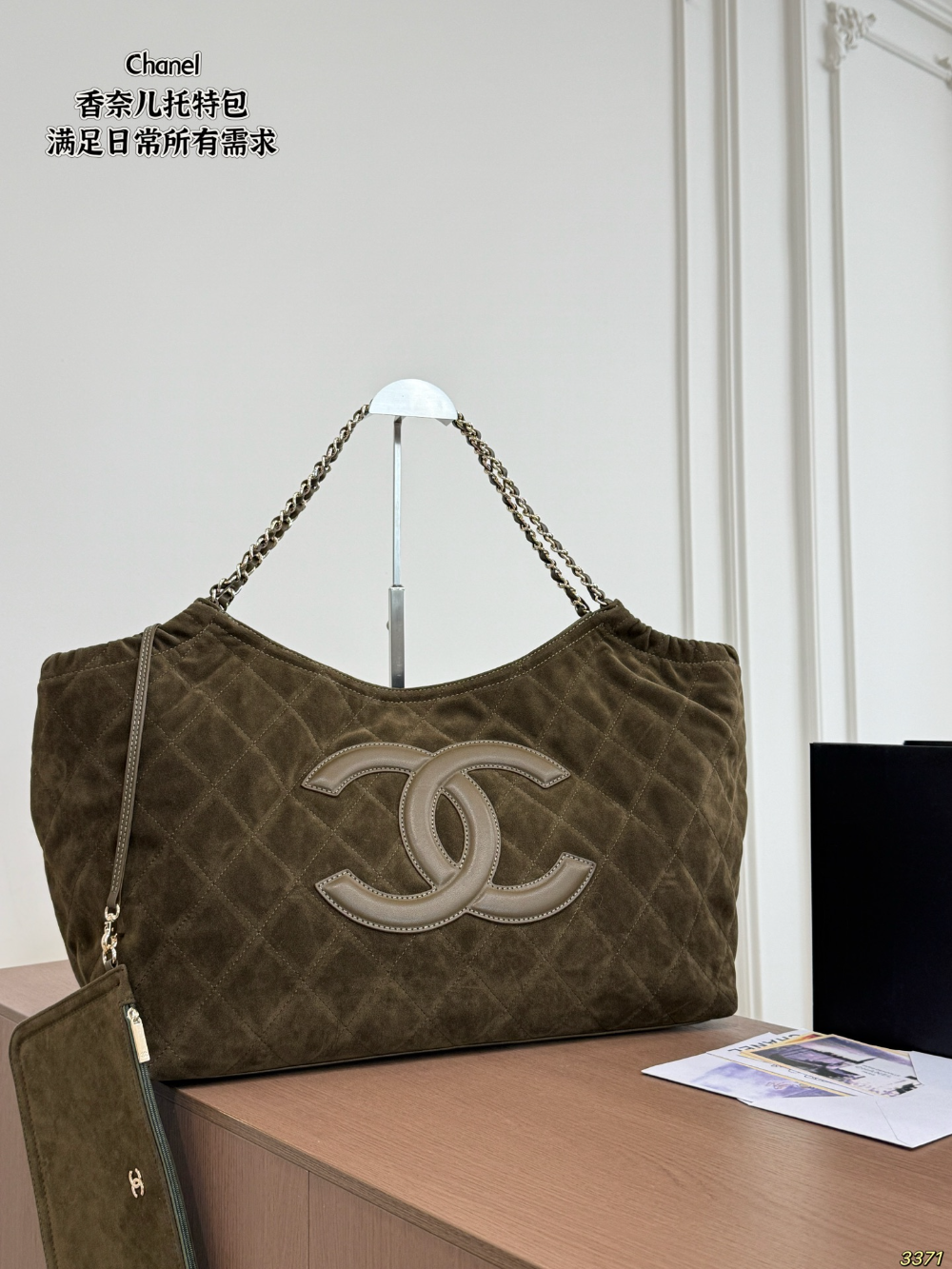 CEM354 New arrive fashion brown olive green black coffee color bag for woman beautiful gift to choose 42*27cm