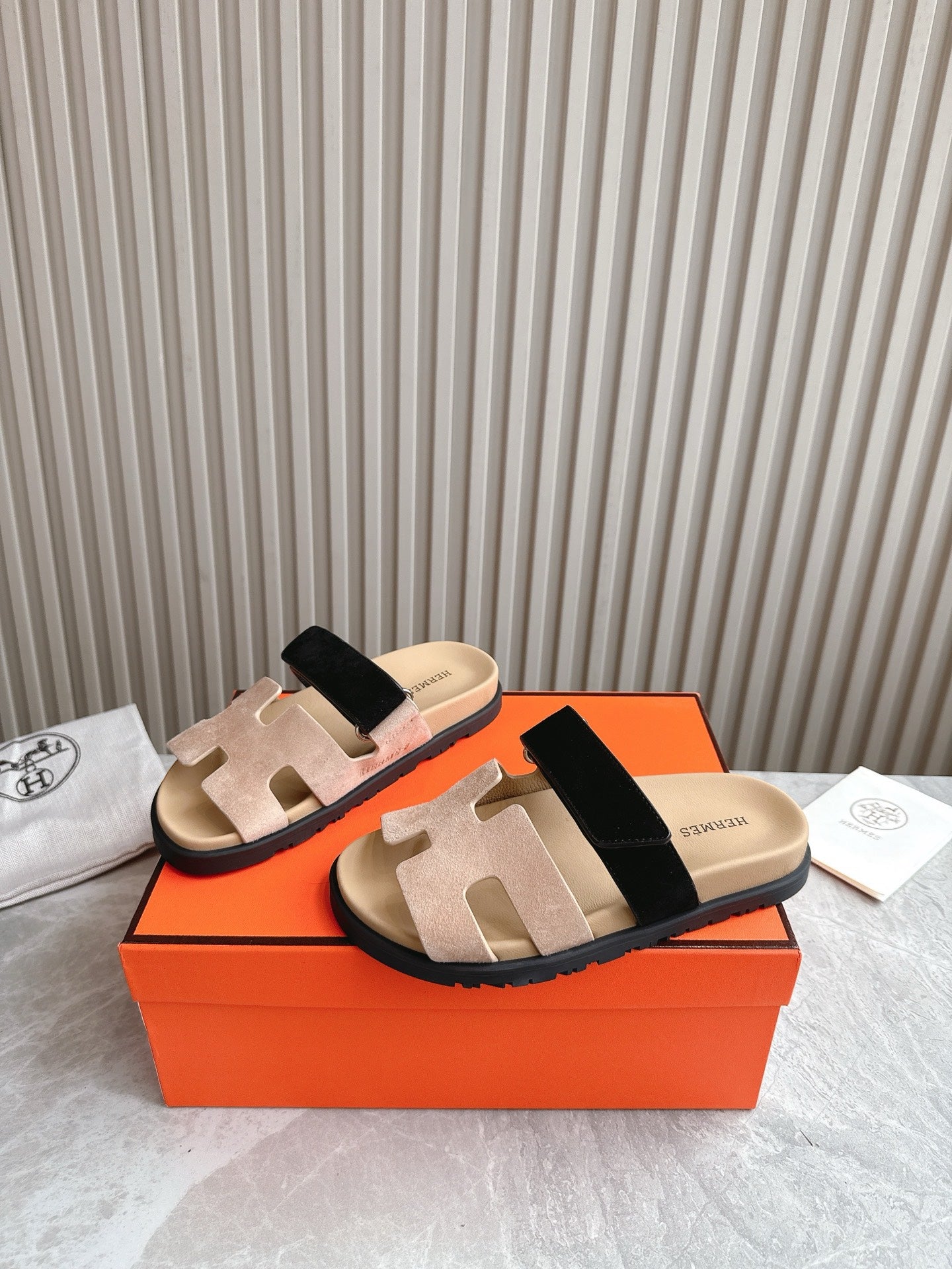 HEM101 Designer women Slippers sandals shoes for women mix color shoes high quality size 35 to 42
