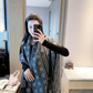 DEM341 new arrive  Hot sale grey brown color fashion beautiful  scarf  for woman gift  to choose size 180*60cm